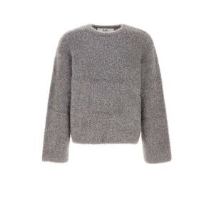 Sefr Men Grey Stretch Mohair Blend Jermaine Sweater